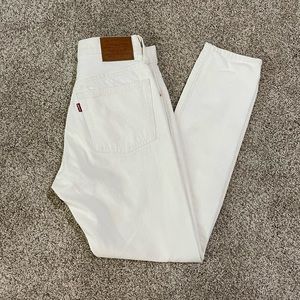 Levi’s 501 White Skinny Jeans